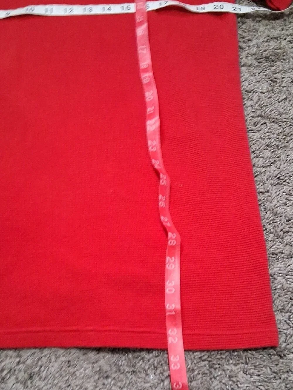 Polo by Ralph Lauren Waffle Knit Long-Sleeve Crewneck Shirt - 2XL - Bright Red